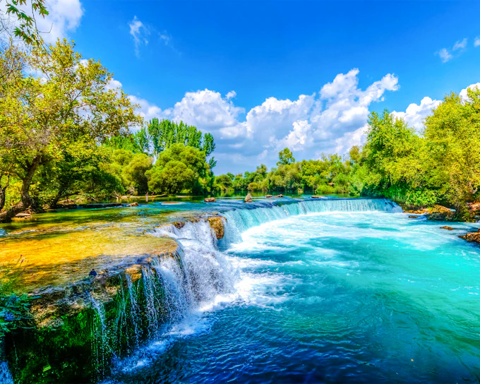 From Side: Manavgat River Cruise with Lunch, Bazaar Visit and Waterfall Stop