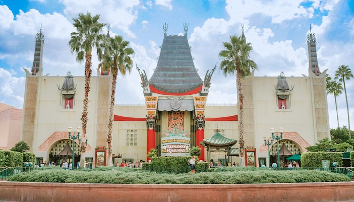 Runaway Railway entrance at Disney's Hollywood Studios, Orlando.