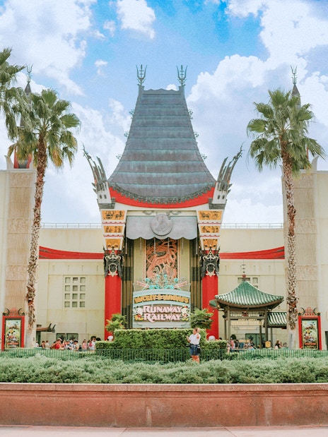 Runaway Railway entrance at Disney's Hollywood Studios, Orlando.