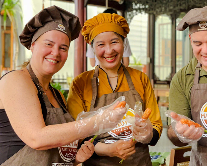 Hue Cooking Class at Madam Thu Restaurant