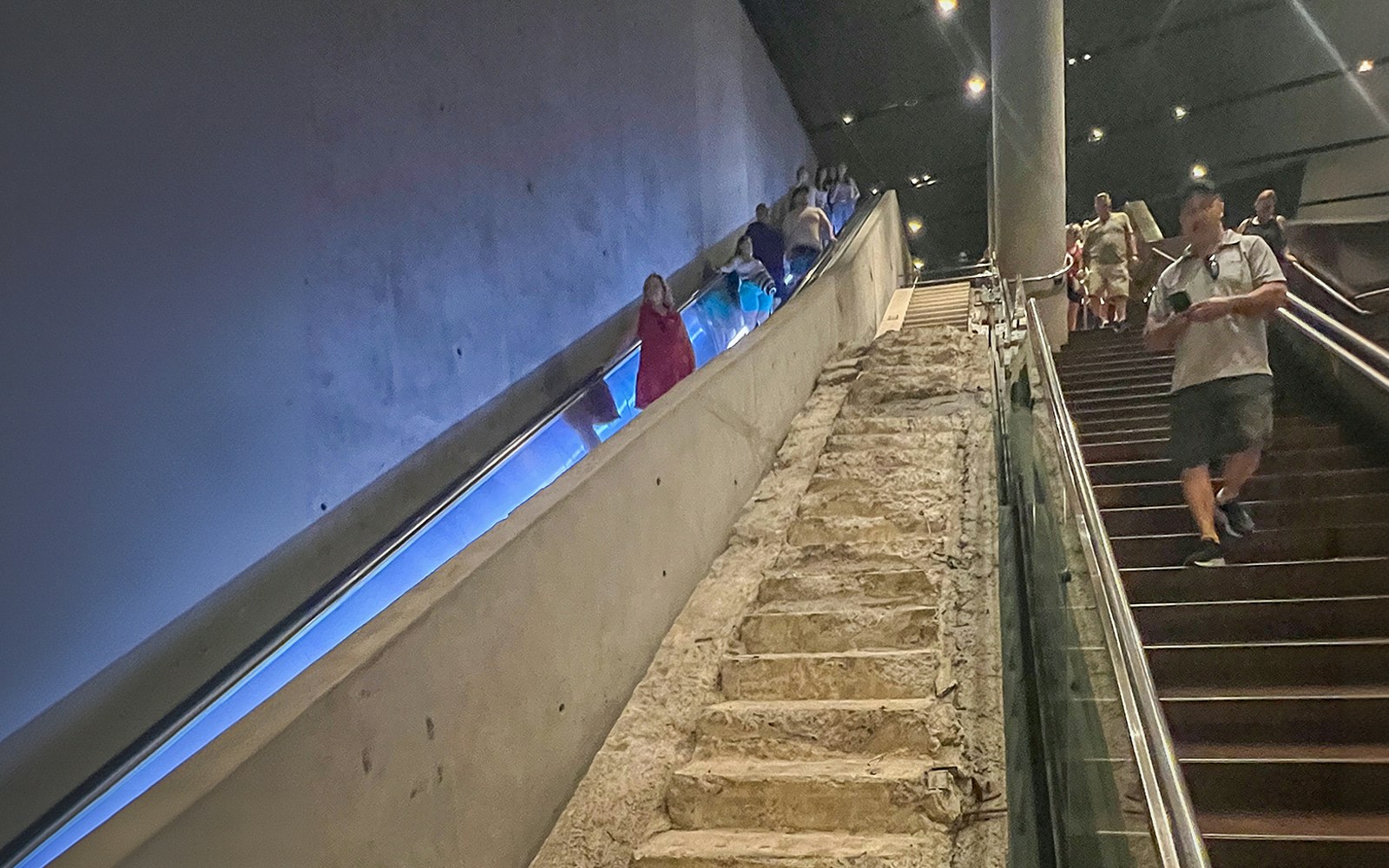 9/11 museum survivors stairs