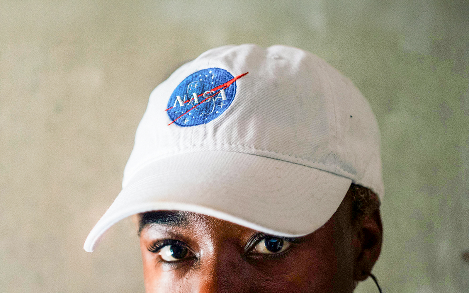 Nasa Cap sold at Space Trader, the official gift store at Space Center Houston