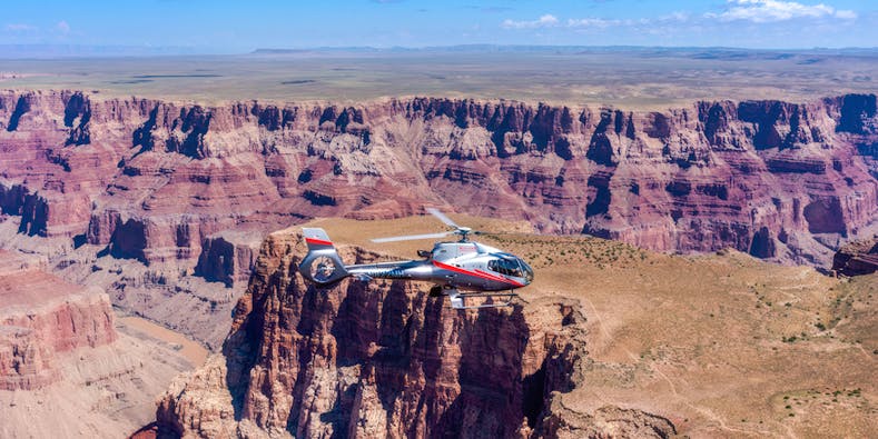 Visites en hélicoptère de la rive ouest du Grand Canyon