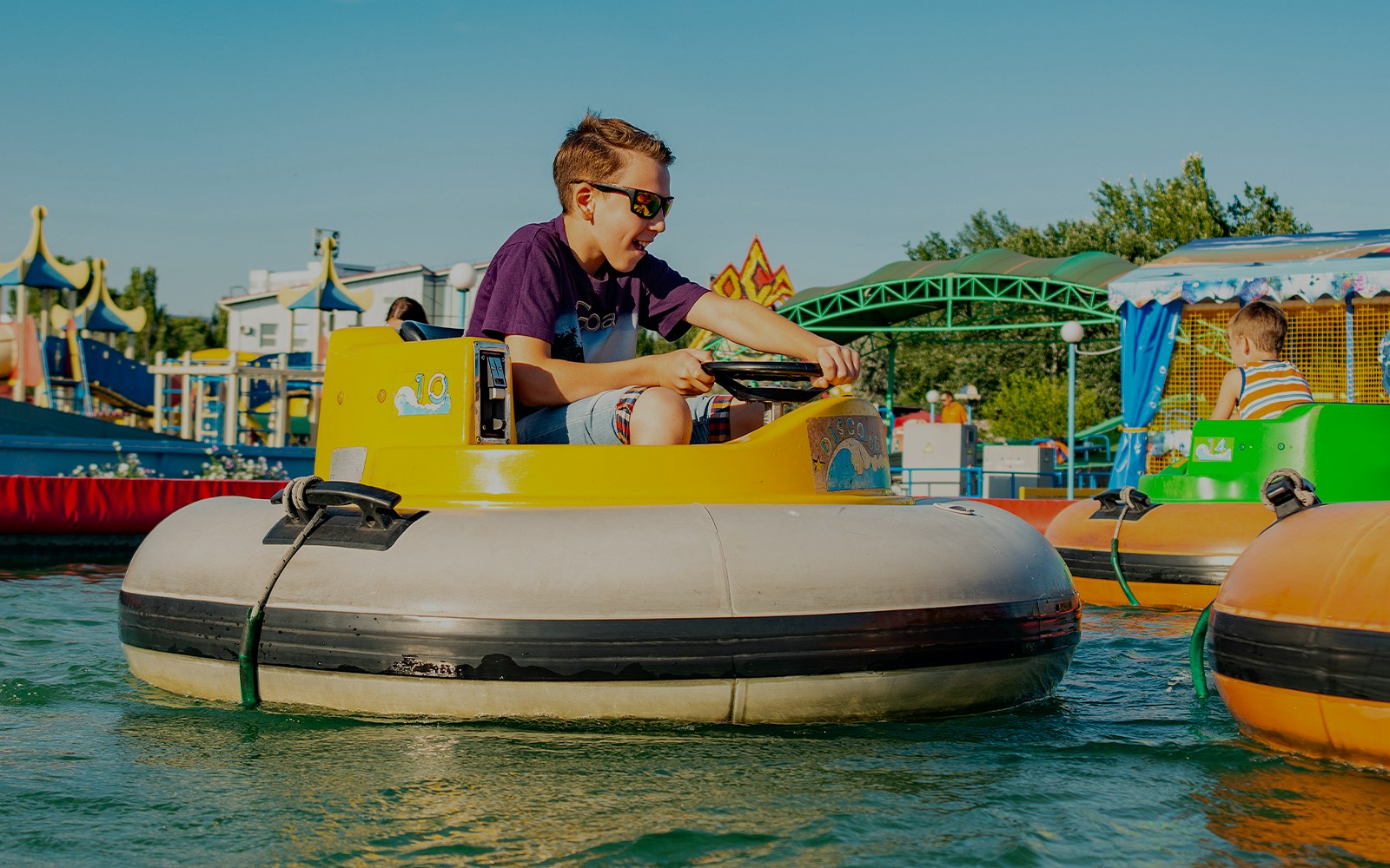 Dolphin show at Zoomarine theme park in Algarve, Portugal.