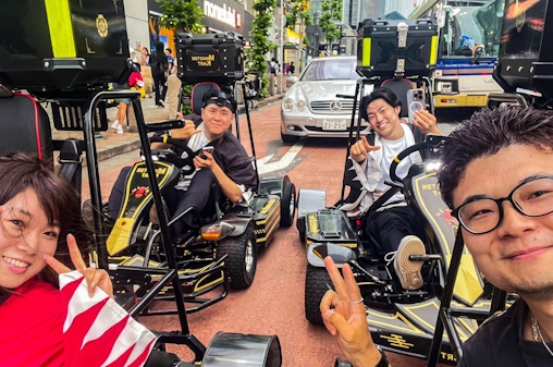 Tokyo: Shibuya Harajuku 30-Minute Go-Kart Express Tour Trial Version by Monkey Kart
