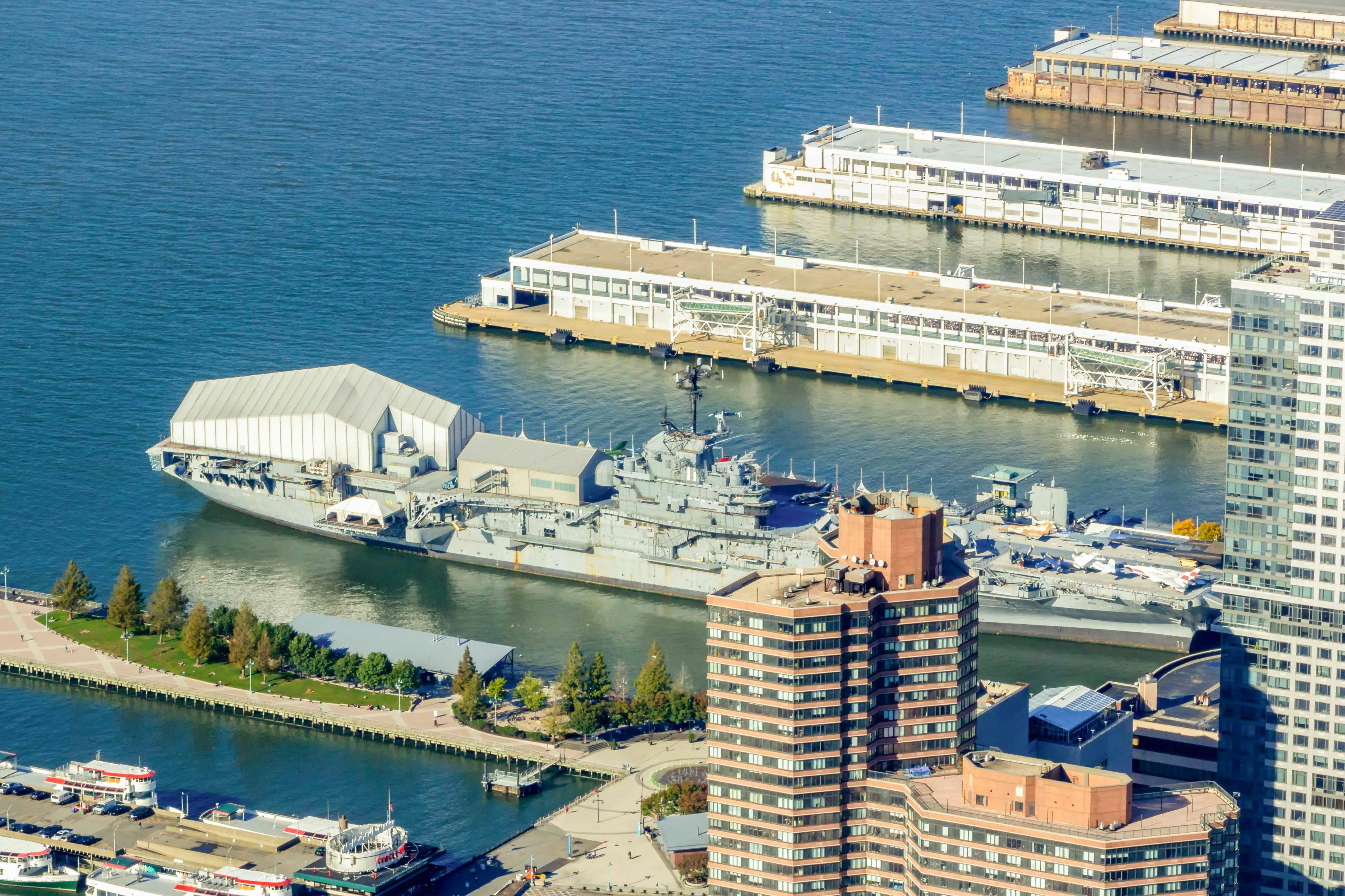 Flight deck of USS Intrepid
