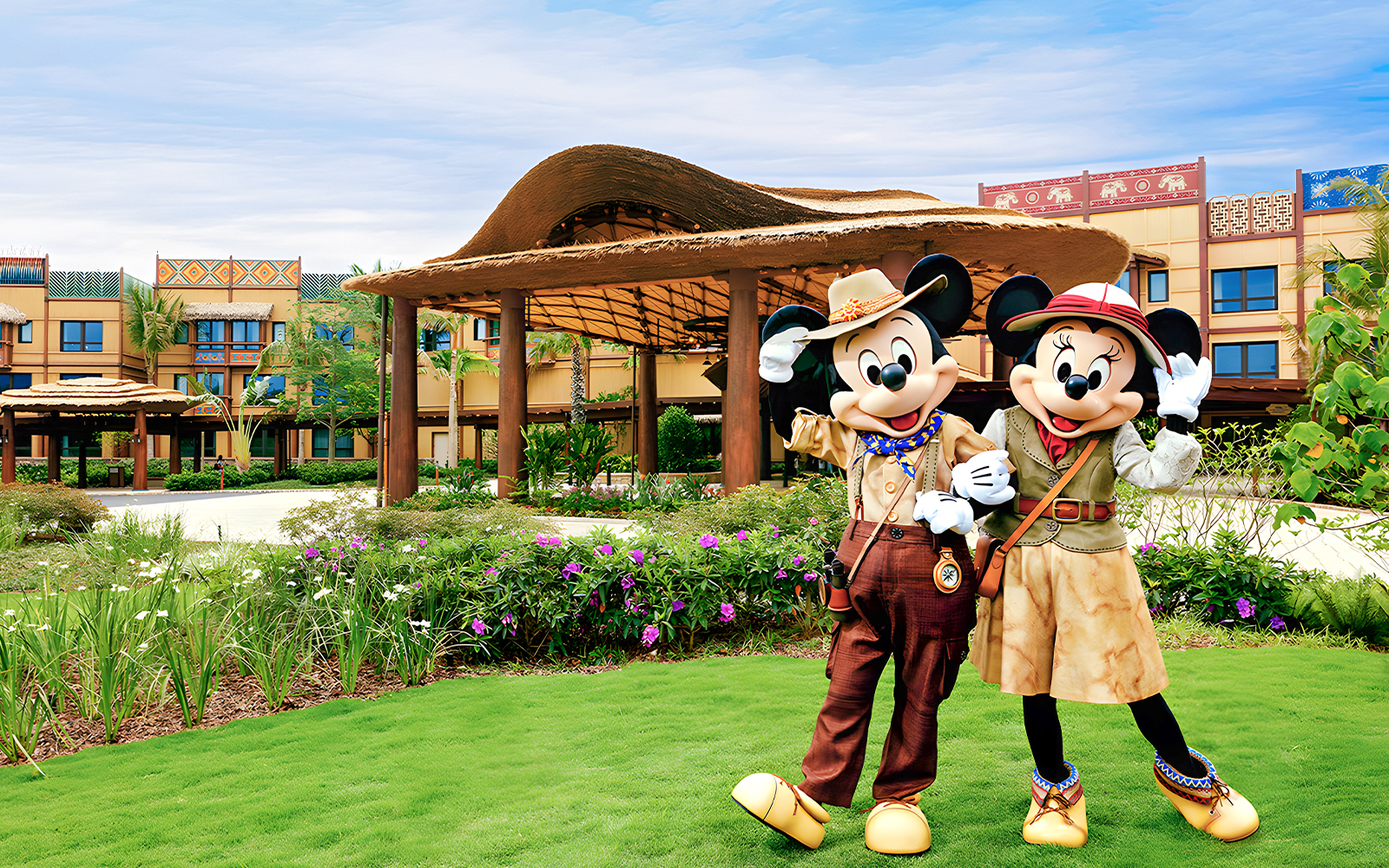Mickey Mouse greeting at Disneyland Hong Kong