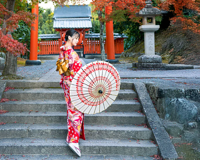 Kimono Rental Near Arashiyama