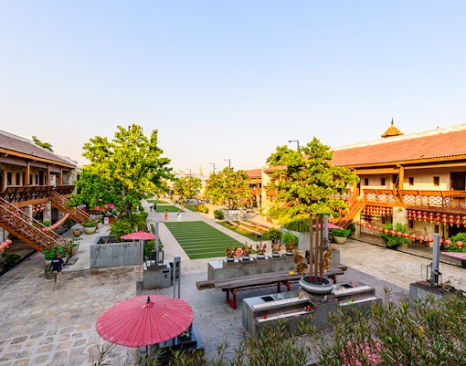 The interior of Lhong 1919, Bangkok, Thailand