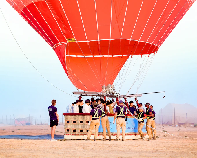 Dubai Hot Air Balloon Ride with Breakfast, Camel Ride & Quad Biking