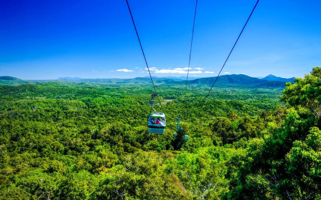 Barron Falls, Cattana Wetlands e tour pelo teleférico Skyrail Rainforest