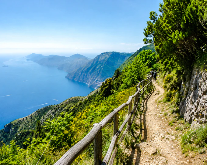 From Sorrento: Path of the Gods Guided Hike with Round-Trip Transfers