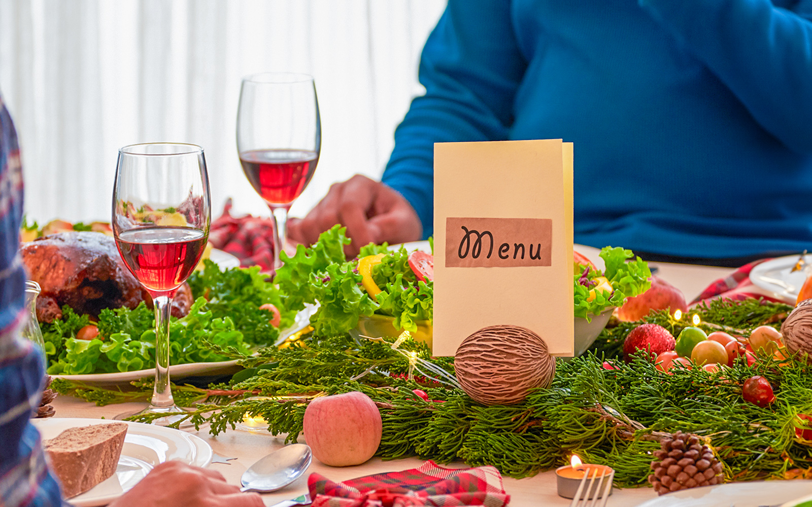 Special Christmas menu at Restaurant