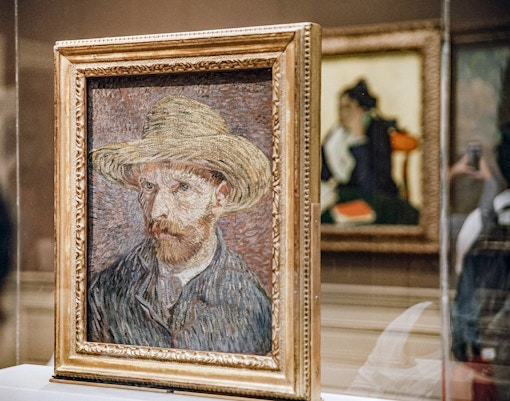 Painting of Van Gogh at the Met