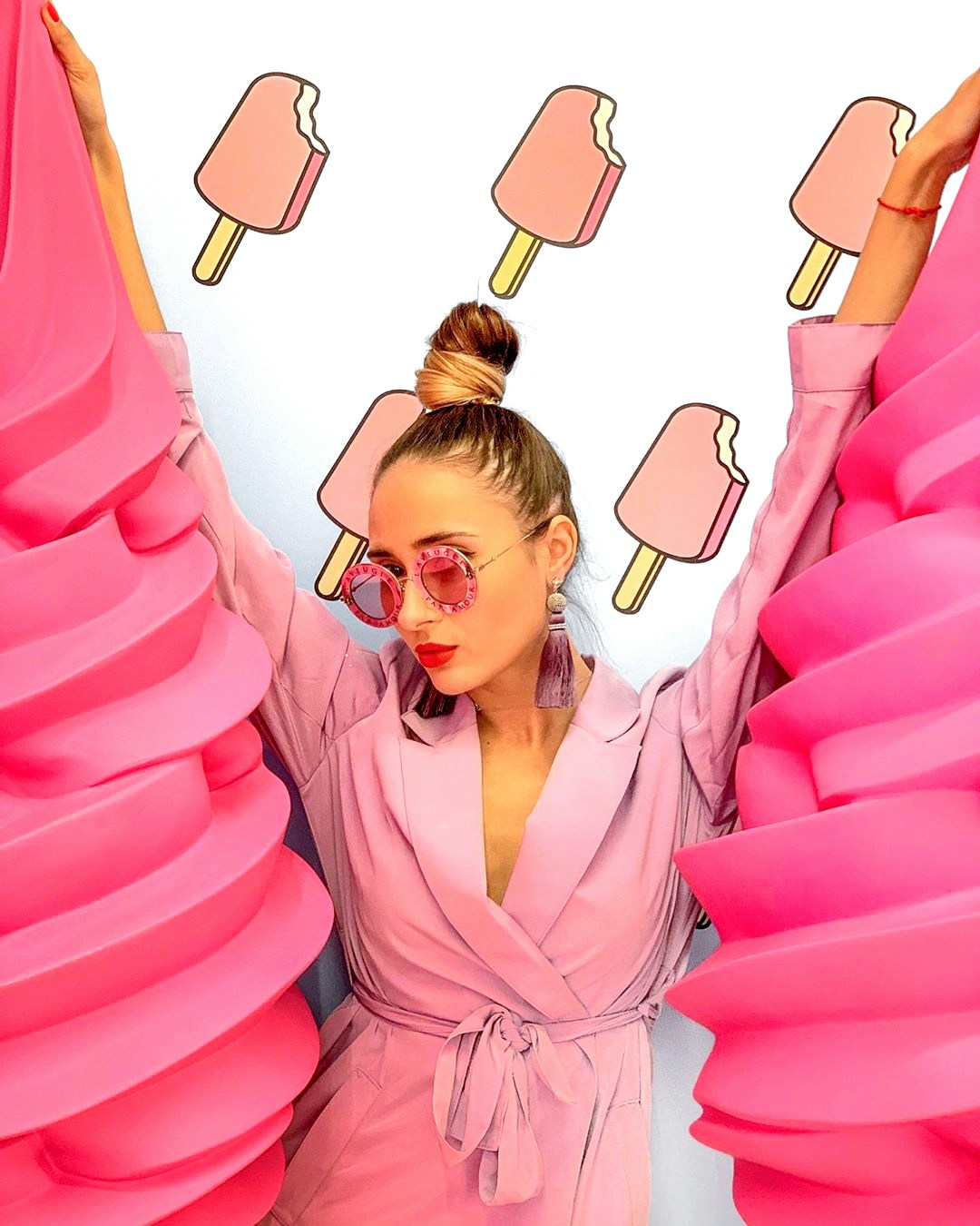 Giant ice cream cones