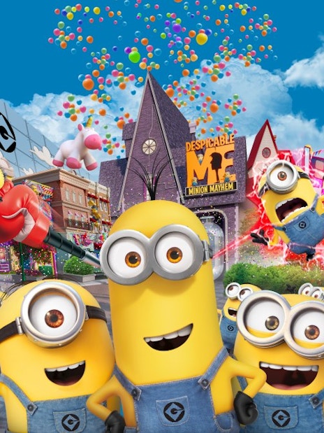 Minions at Despicable Me: Minion Mayhem ride, Universal Studios Singapore.