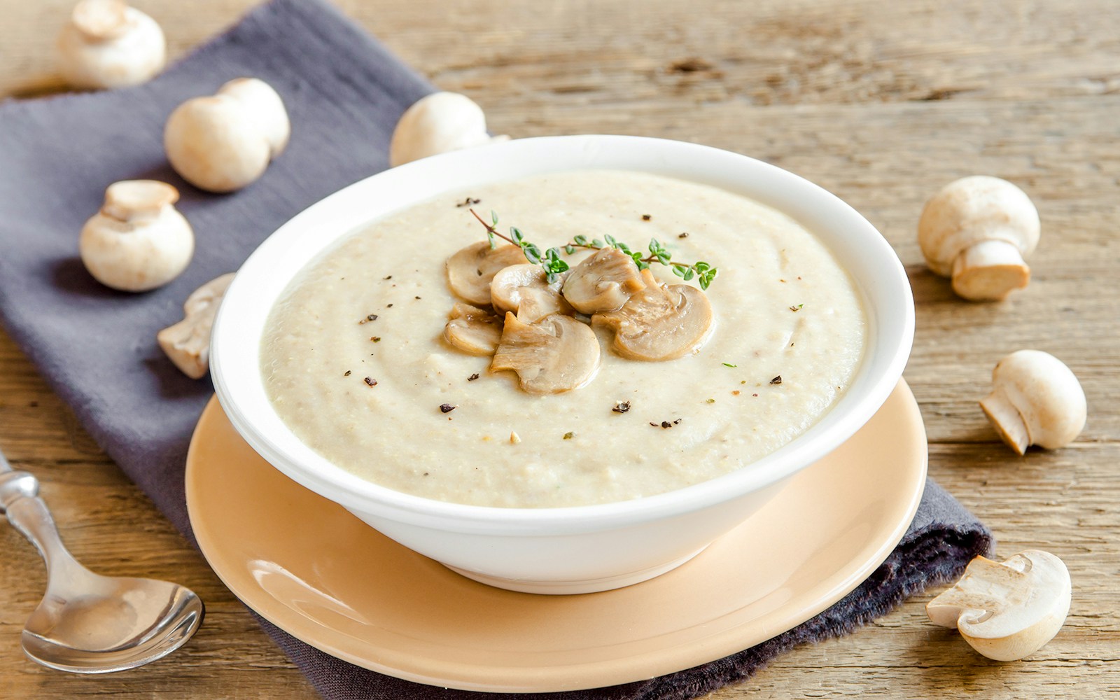 Velouté aux champignons