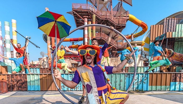 Entertainment event at Meryal Waterpark