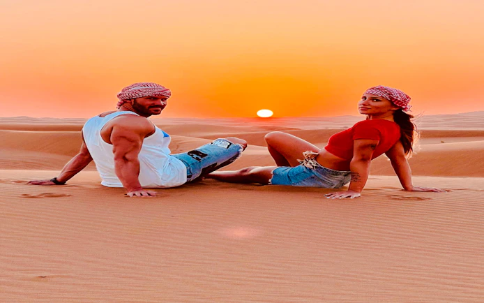 Dubai Desert Safari with Dune Bashing, BBQ Dinner and Live Shows