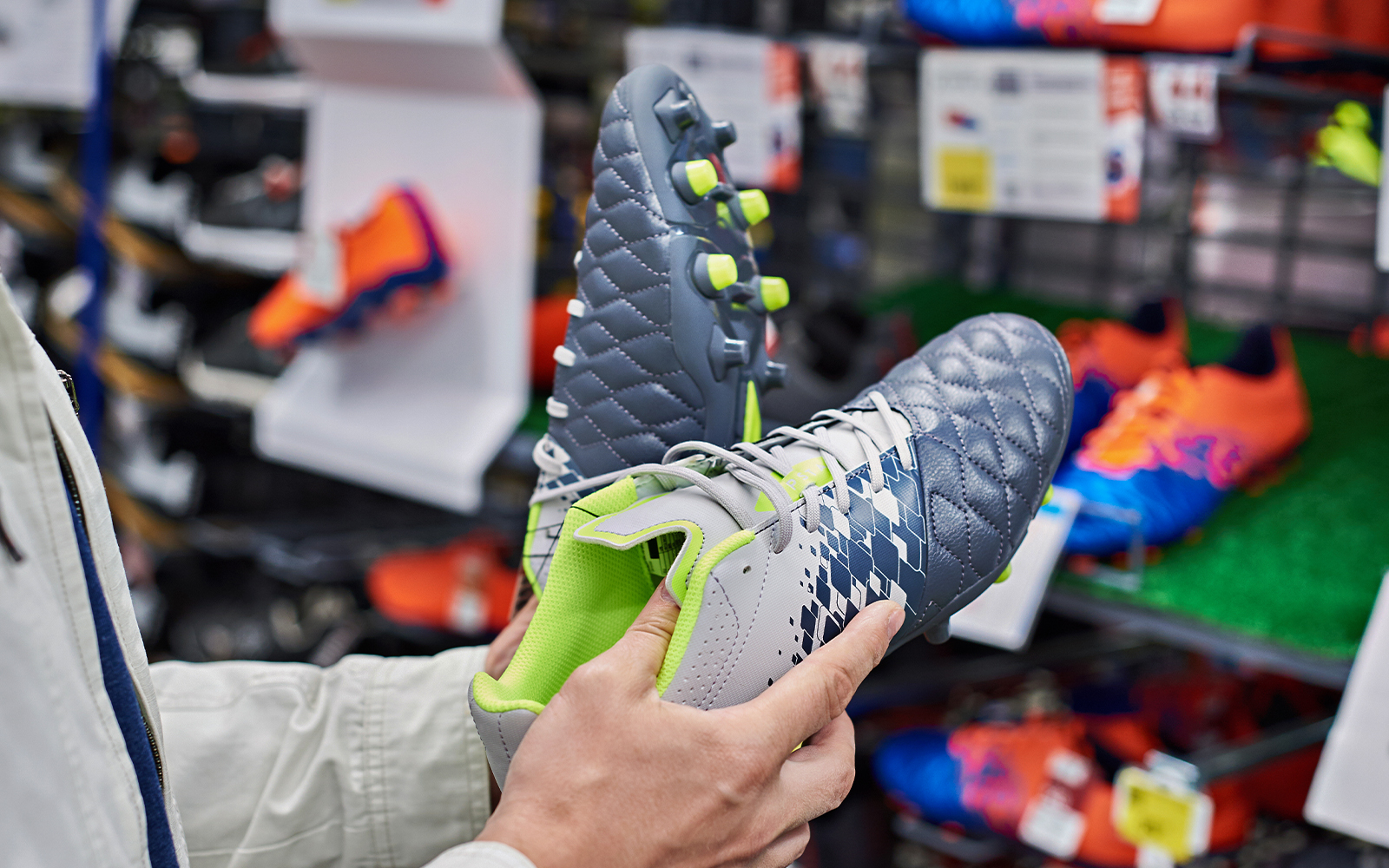 Football shoes at FC Porto sports shop