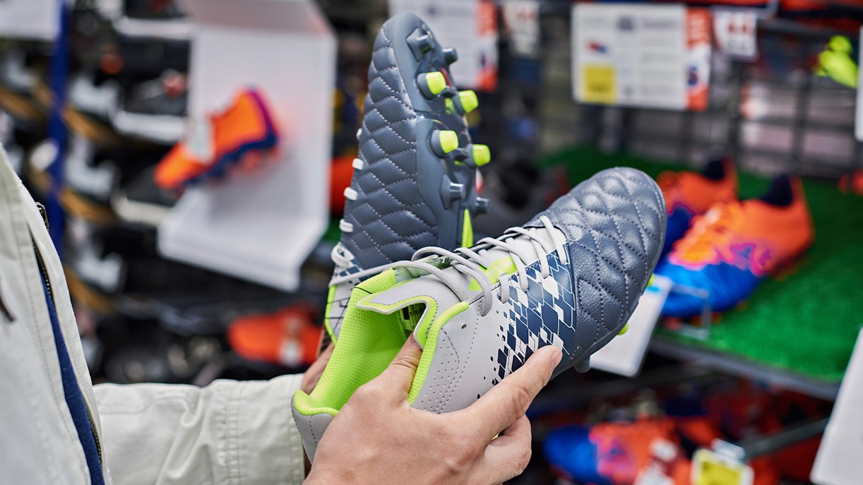 Football shoes at FC Porto sports shop