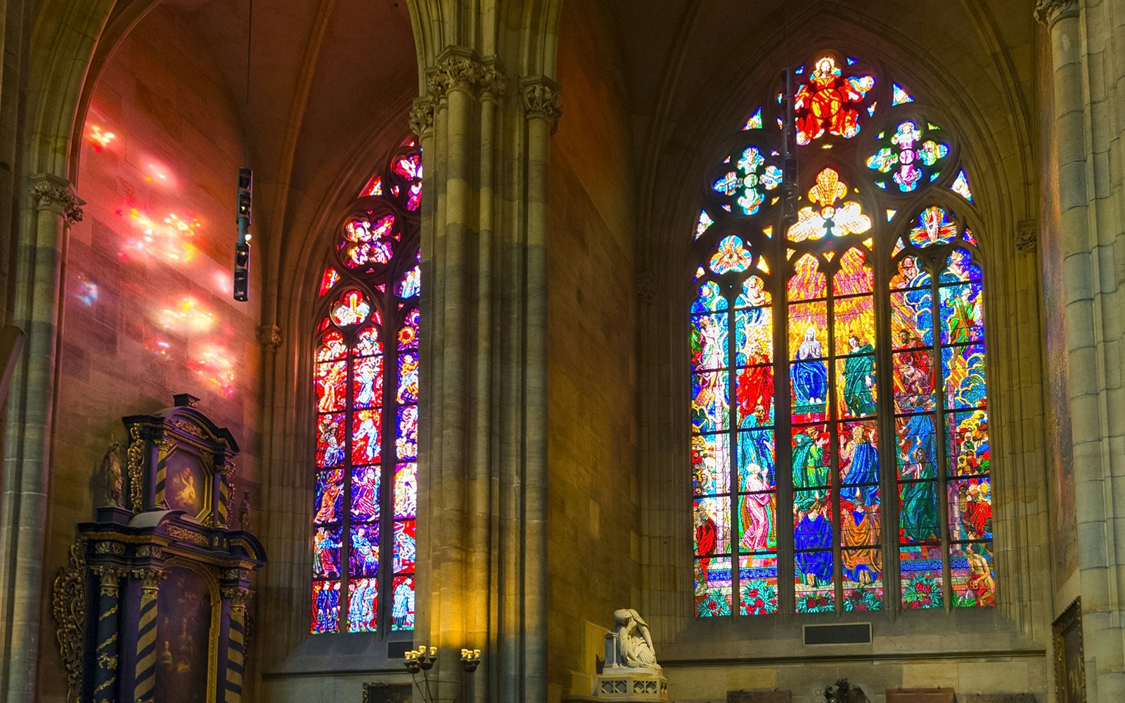 St. Vitus Cathedral Stained Glass window