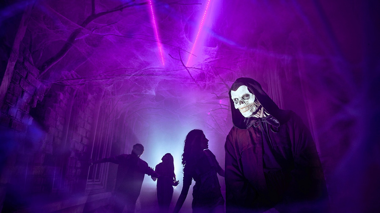 Haunted house exterior