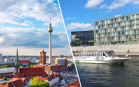 Combo: Berlin TV Tower Entry Tickets + Guided City Cruise