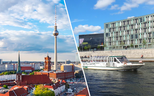 Combo: Berlin TV Tower Entry Tickets + Guided City Cruise