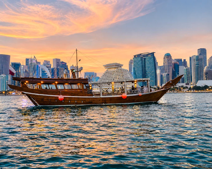 Doha Private City Highlights Tour with Souq Waqif and Dhow Boat Cruise