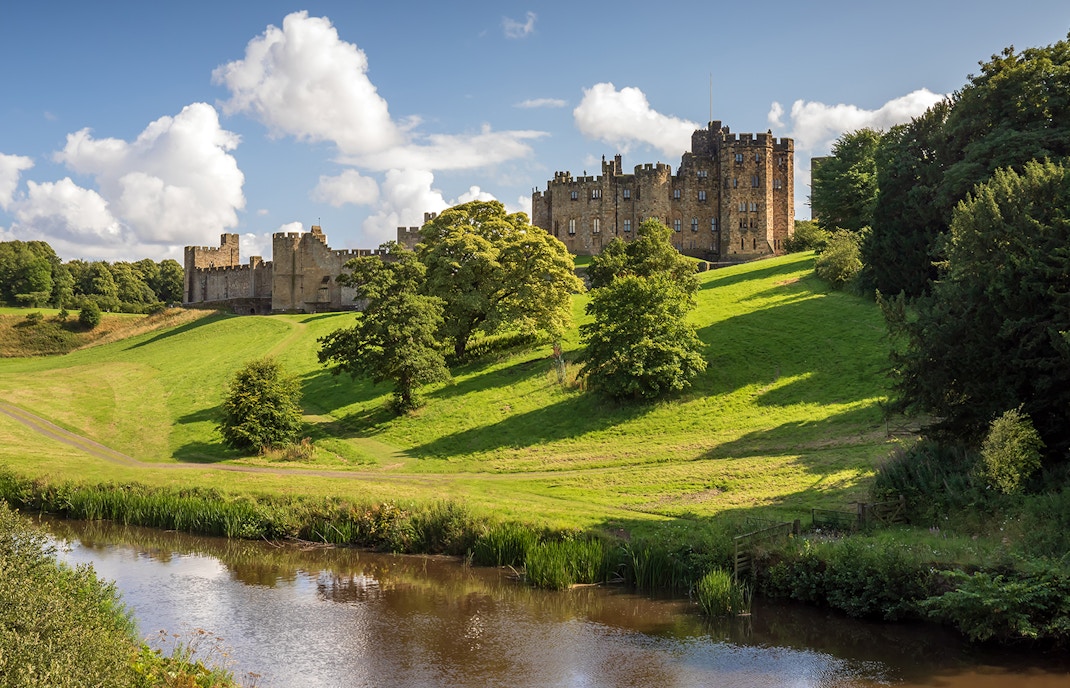 Exterior view of the Alnwick Castle