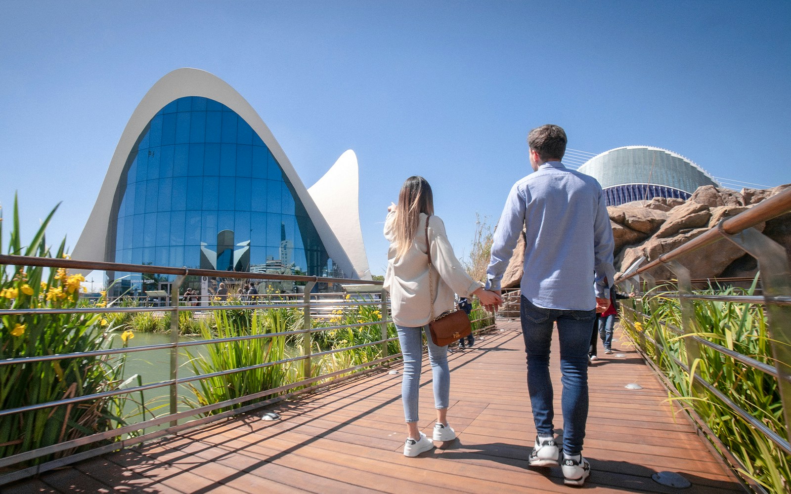 Visitors at Oceanogràfic Valencia