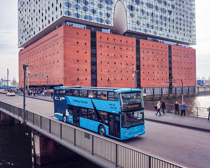 City Tours: Hamburg Hop-On Hop-Off Bus Tour with Optional Elbe River Cruise
