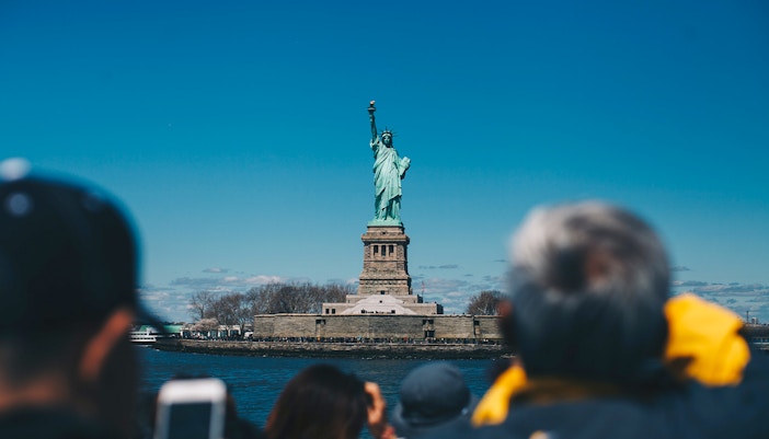 Ferry boat to the Statue of Liberty