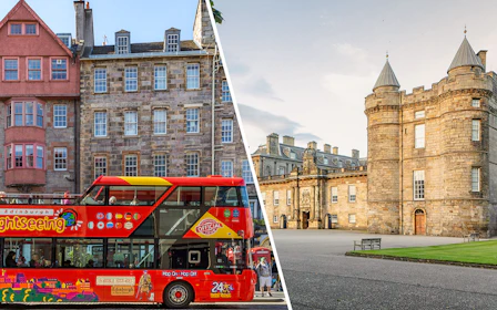 Combo: Edinburgh Hop-on Hop-off Bus Tour + Palace of Holyroodhouse Tickets