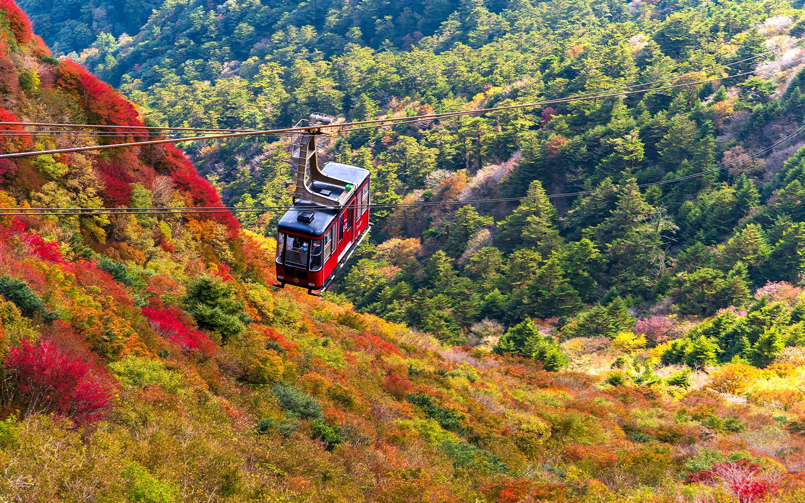 Kachikachi Yama Ropeway cable car