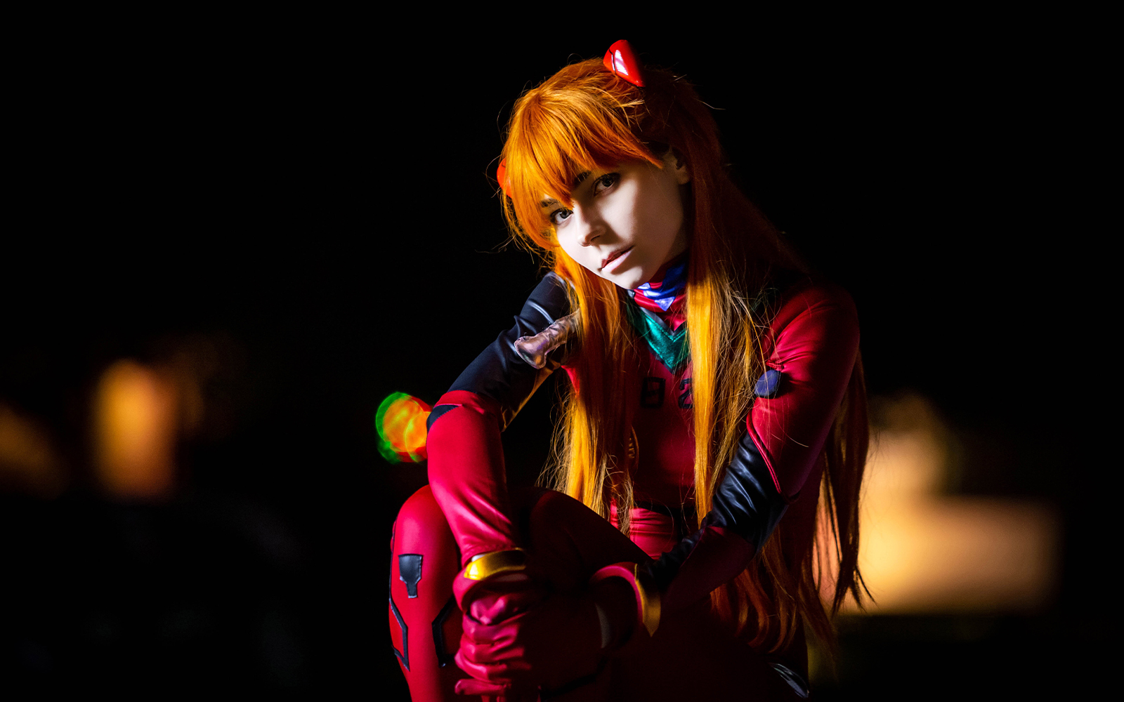 Attendees in cosplay at New York Comic Con in front of Javits Center, New York City.