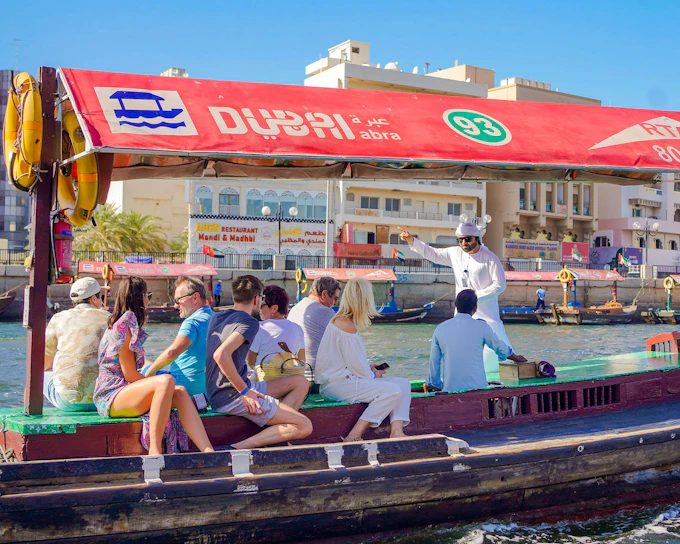 Dubai: Old Town, Street Food and Souks Guided City Tour with Abra Ride