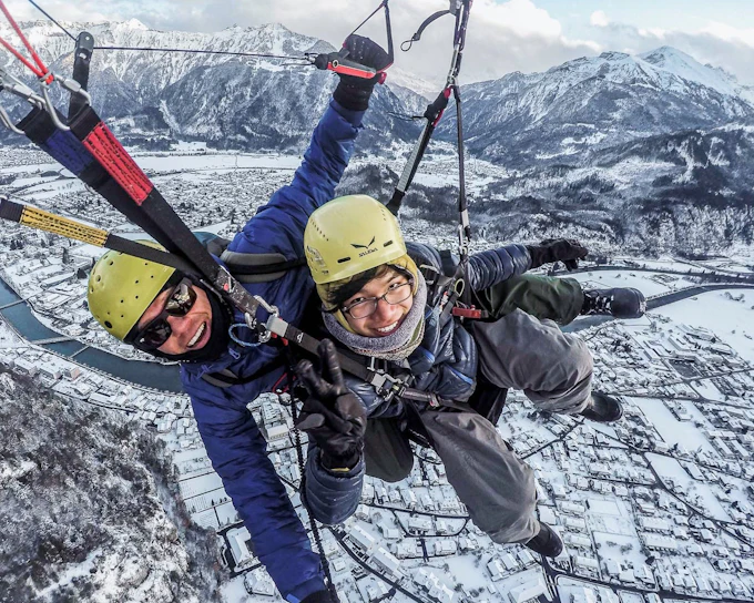 Interlaken Tandem Paragliding Flight