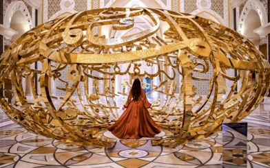 Abu Dhabi City Tour with Entry to Sheikh Zayed Grand Mosque, Qasr Al Watan & Louvre Abu Dhabi and Transfers
