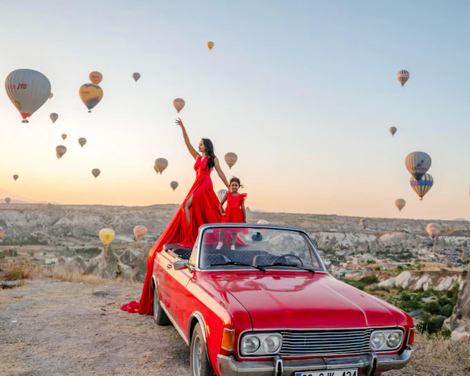 Cappadocia Classic Convertible Car Tour with Hotel Transfers