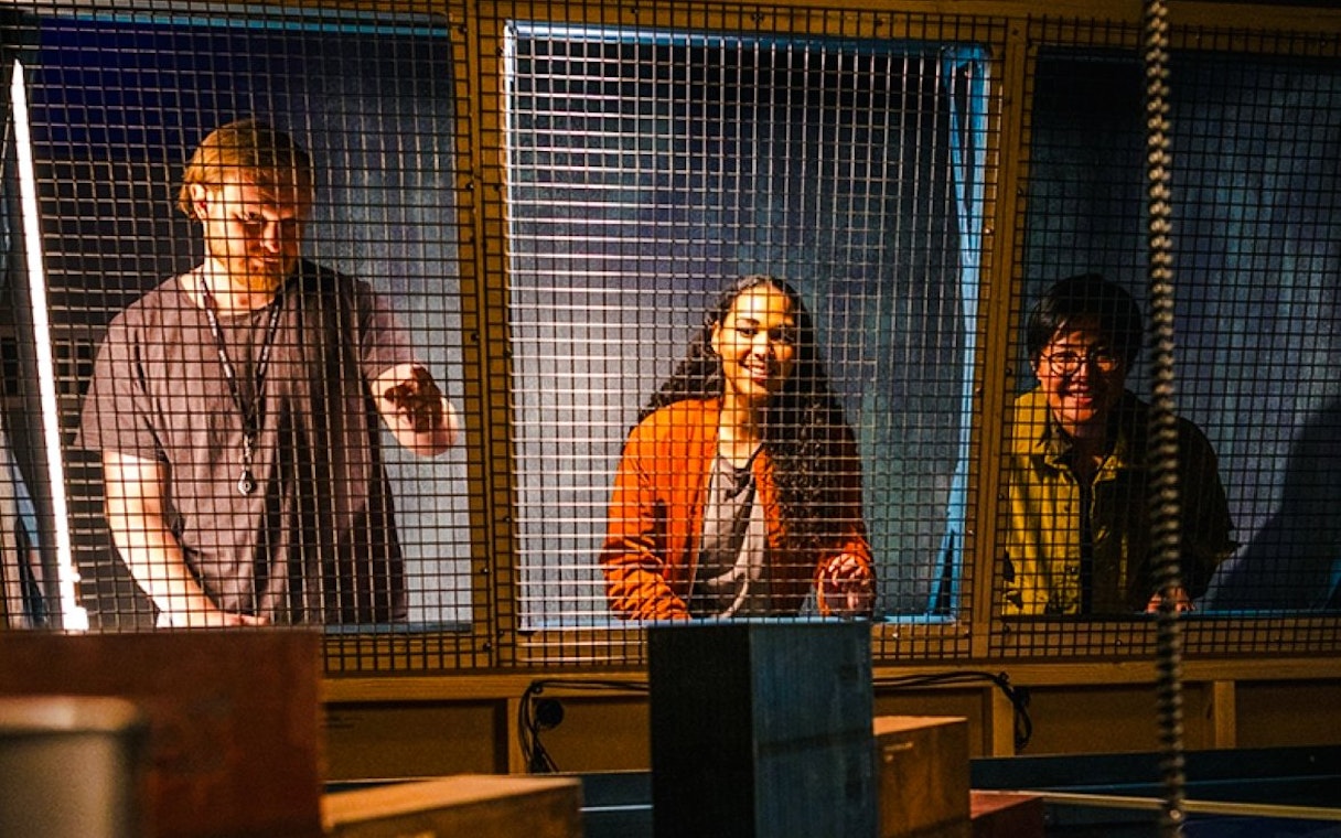 Visitors engaging in an interactive challenge at Prison Island, Brisbane.