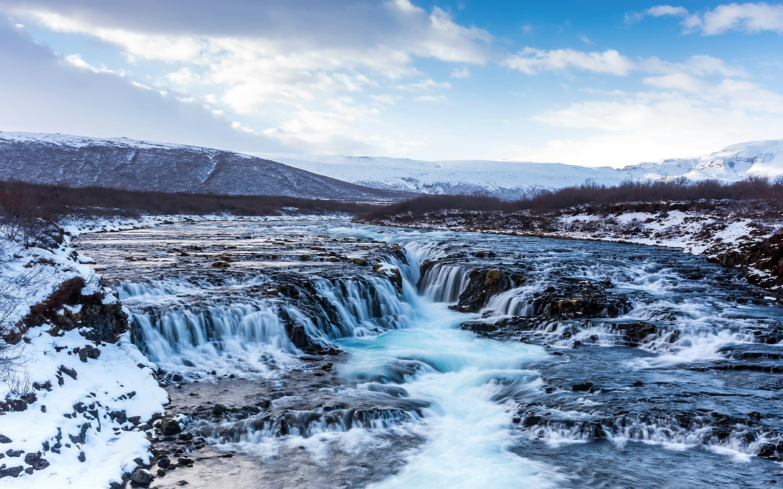 Bruarfoss Waterfall