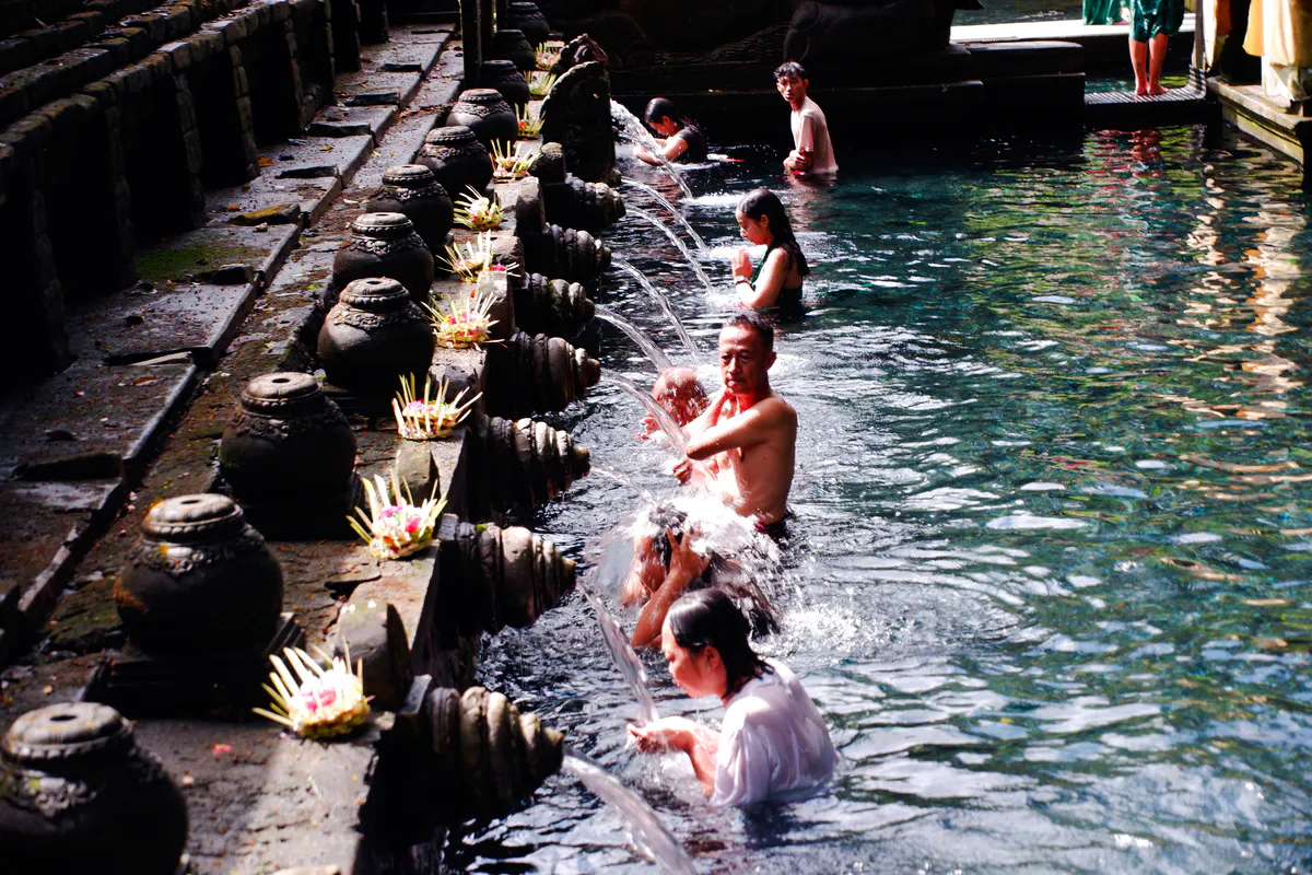 Ubud Private Tour: Tibumana and Kanto Lampo Waterfalls, Tirta Empul Water Temple, and Tegalalang Rice Terraces Image 7