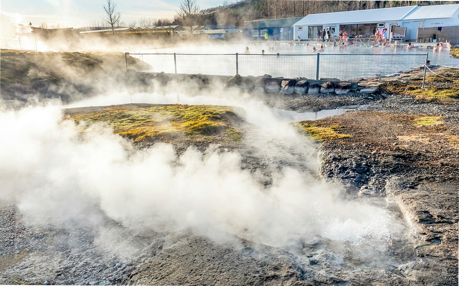 Witness a geyser erupt up close