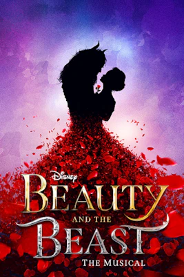 Beauty and the Beast stage performance at a Paris theater with ornate set design.