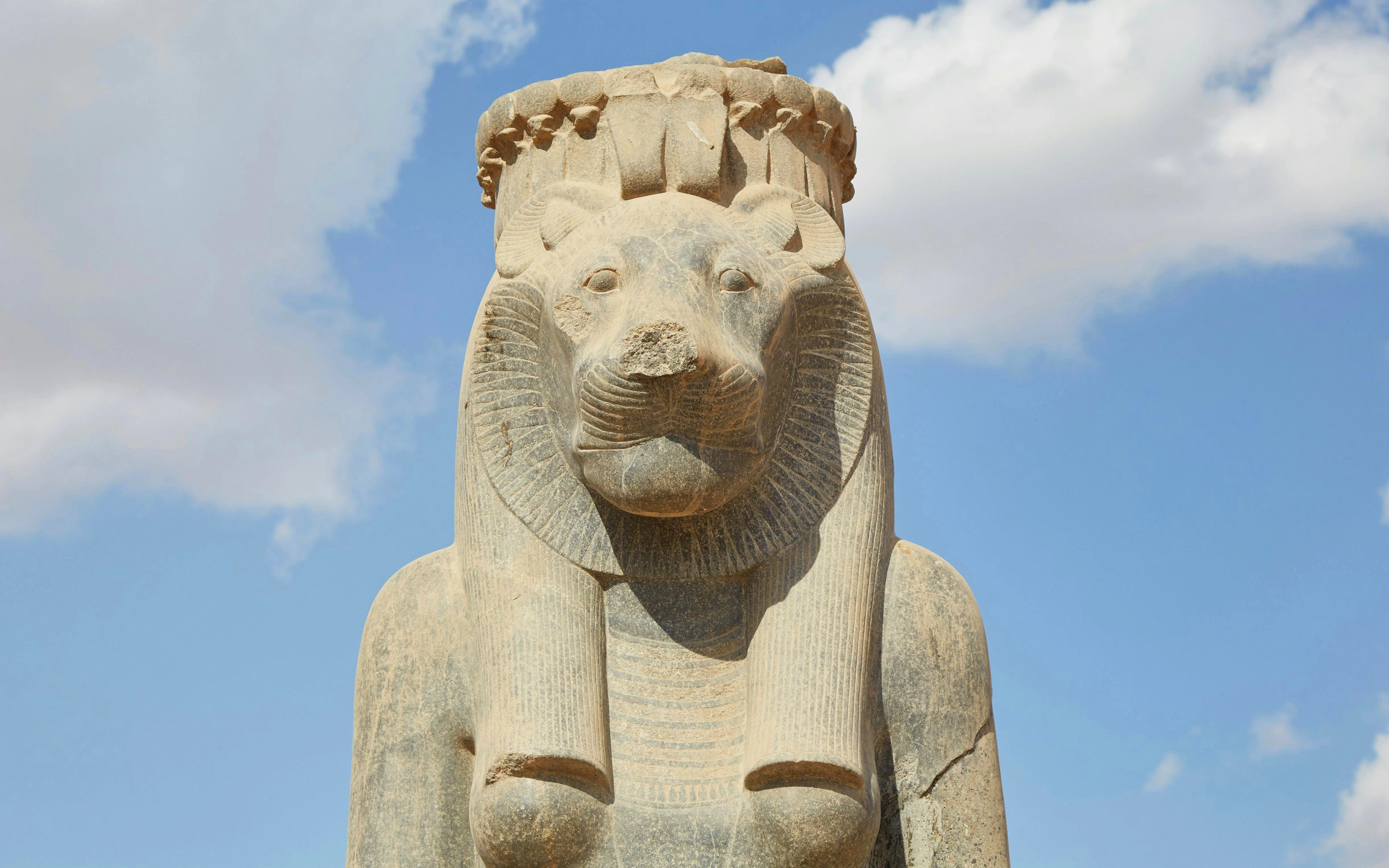 Statue of Sekhmet in Precinct of Mut, Karnak Temple, Luxor.