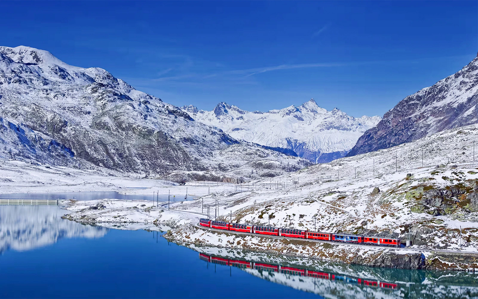 Red Train Tickets Bernina Red Train Tickets: Chur–St. Moritz–Tirano Route