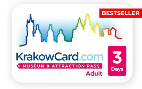 KrakowCard museum and attraction pass for 3 days, adult version.