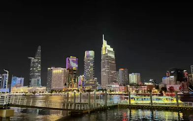 Ho Chi Minh City Walking Tour: Nguyen Hue Walking Street & Thu Thiem Creative Park